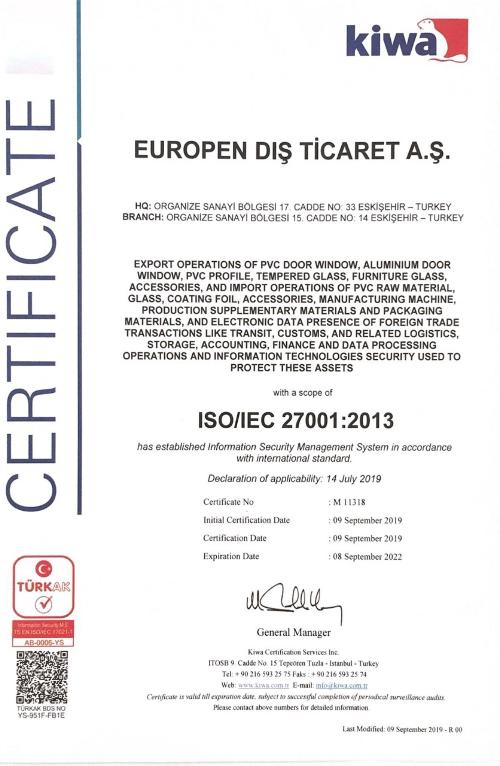 ISO 27001 2013 Belgesi-1